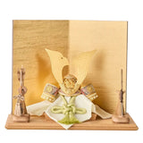 天賦の兜 葵 金紗の飾り 40cm幅