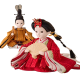 ほのか 紅宿す華のよう 金紗の飾り