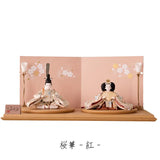 まどか 薄陽まとう時の葉 桜華-紅-の飾り