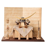 天賦の兜 三日月 砂紋の飾り 50cm幅