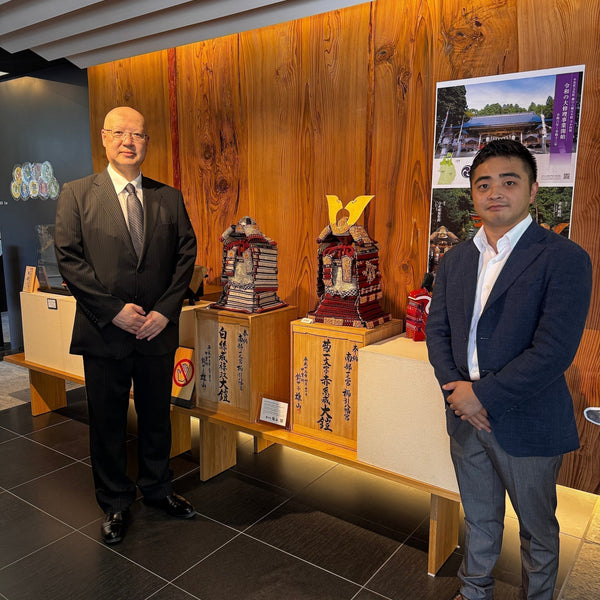 櫛引八幡宮と「国宝模写」の原点を辿る －赤糸威大鎧（菊一文字の鎧兜