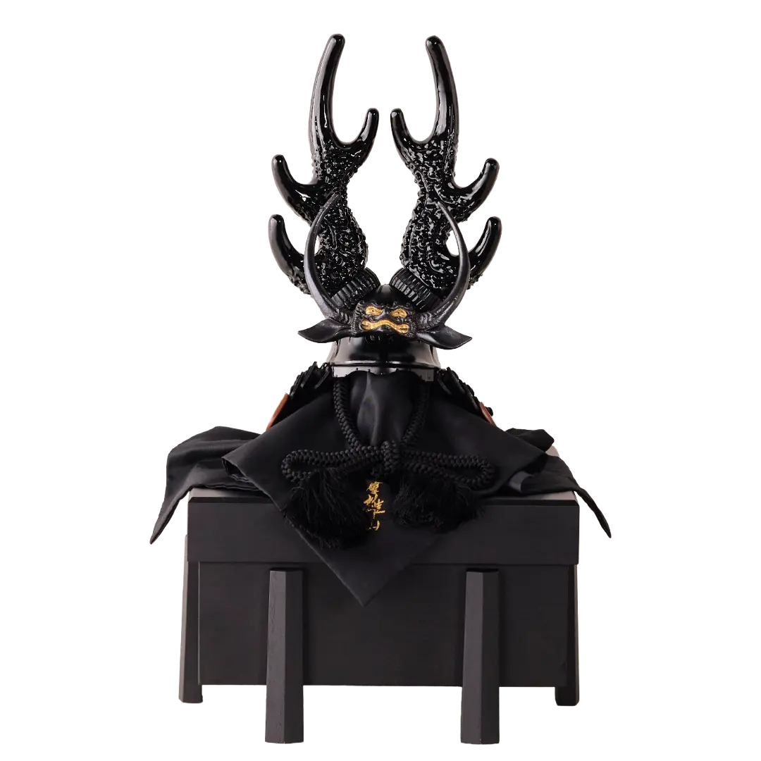 本多忠勝　鹿角脇立の兜　1/3スケール