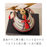 国宝　白糸褄取之兜　1/4スケール