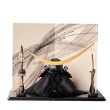 1/3 伊達政宗公兜 墨流の飾り 50cm幅