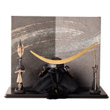 1/3 伊達政宗公兜 銀墨の飾り 50cmサイズ