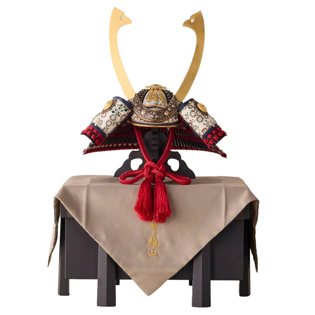 奉納兜 暁 茜糸威 1/4スケール – 鈴甲子