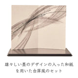 1/3 伊達政宗公兜 墨流の飾り 50cm幅