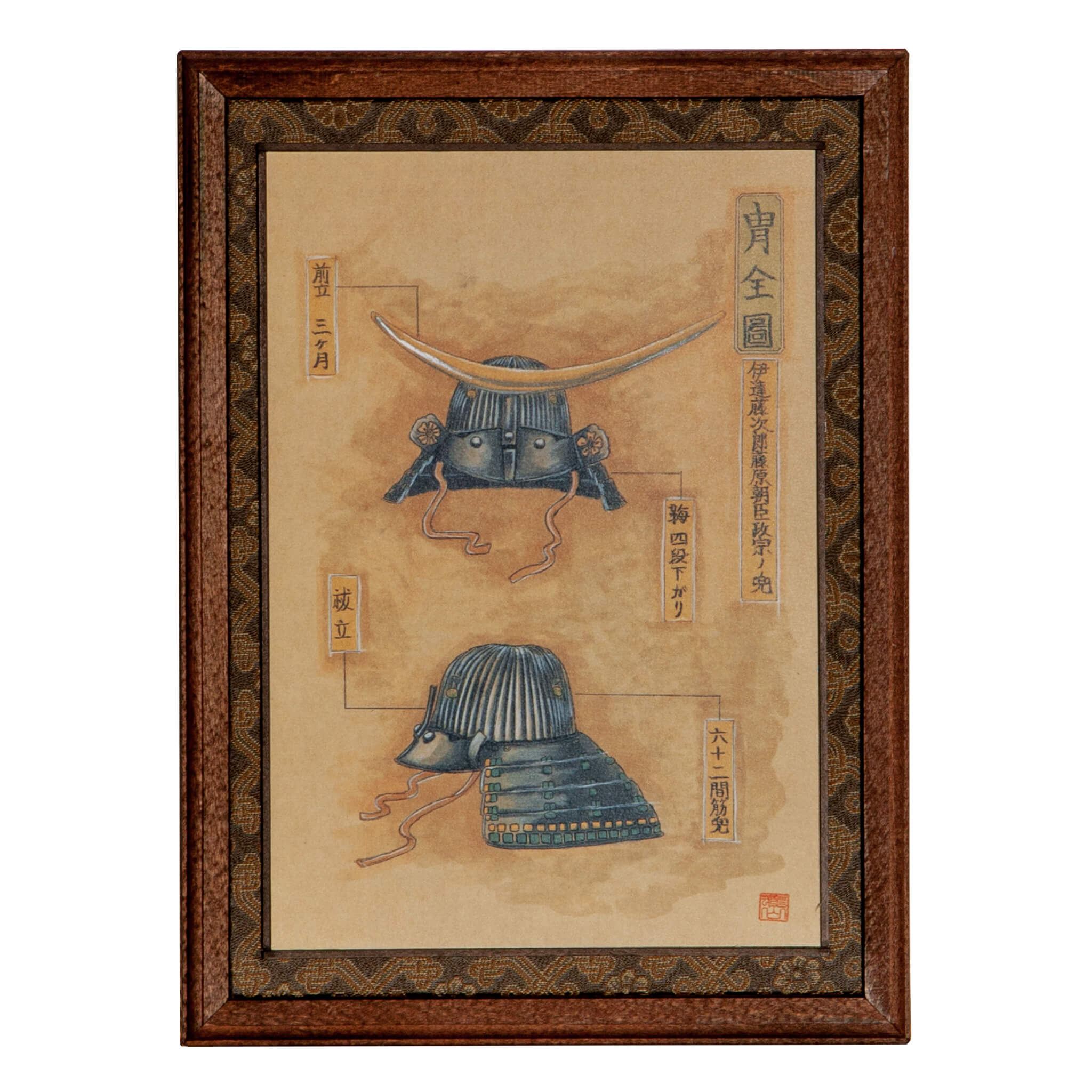 禅 伊達政宗之兜 1/3スケール – 鈴甲子