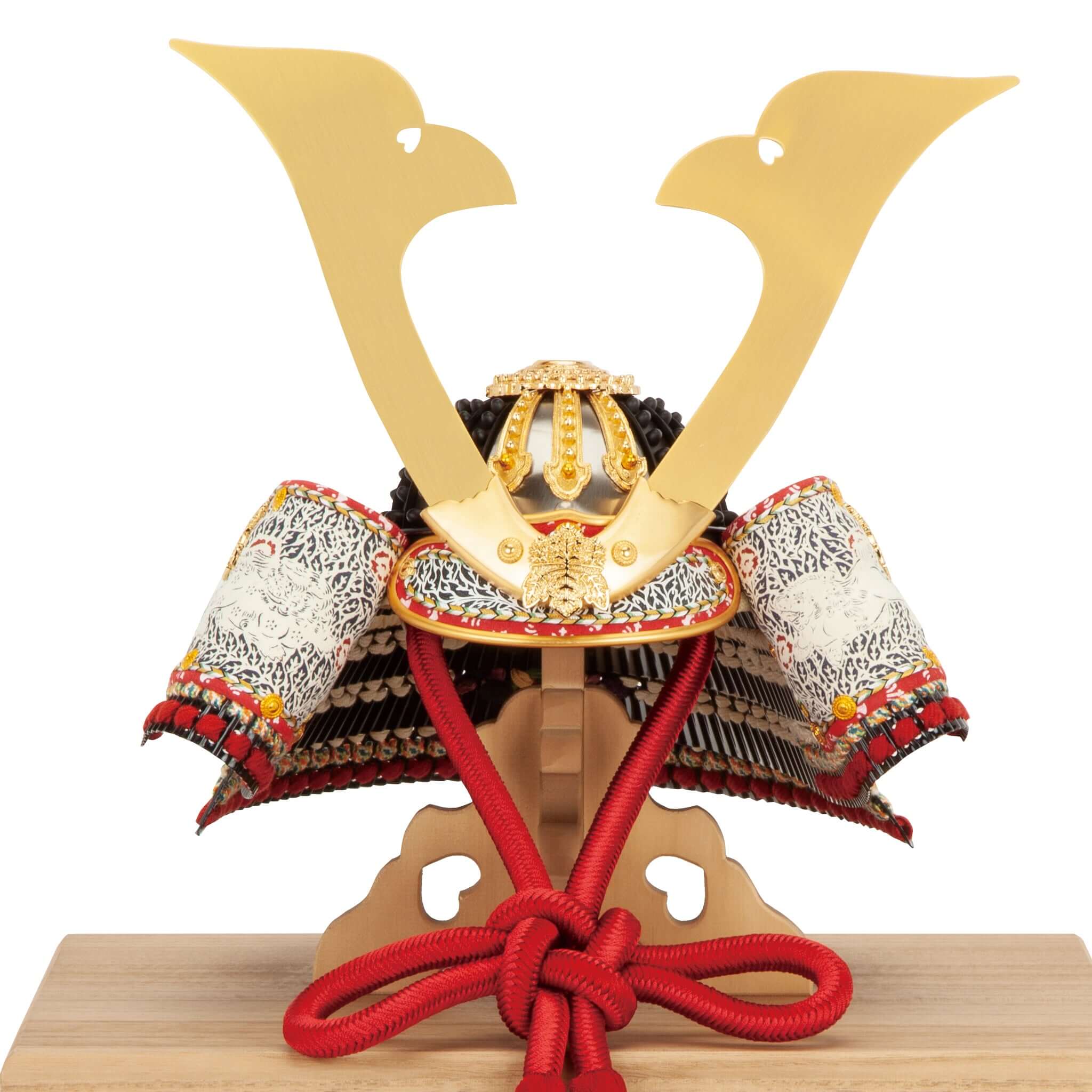 ⑨新品　世界でたったひとつの吊るし飾り 国宝 白糸褄取之兜 1/4スケール – 鈴甲子