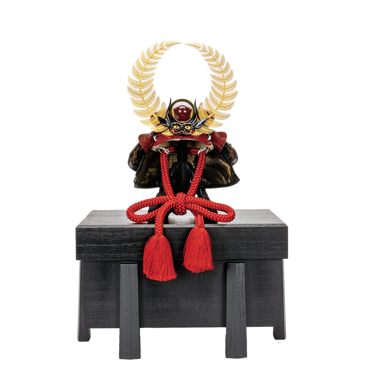 貴商品　武士の兜の装飾部品 新作 伝統工芸士 平安 晴峰作 7号 シャンパンゴールド 唐草クローバー