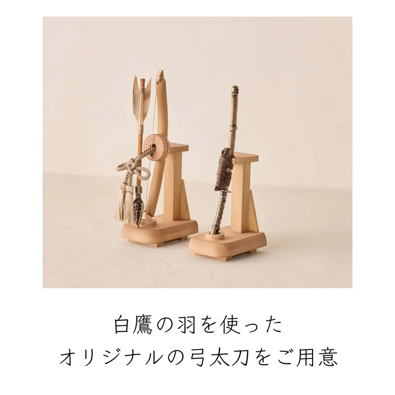 天賦の兜 葵 金紗の飾り 40cm幅